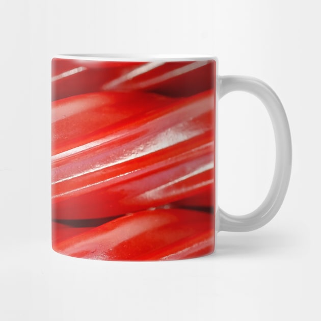 Red Licorice Rope Candy Photo Stripes by love-fi